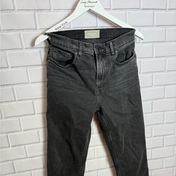 Everlane The Cheeky women black Jean Crop - Size 27 - Picture 6 of 11
